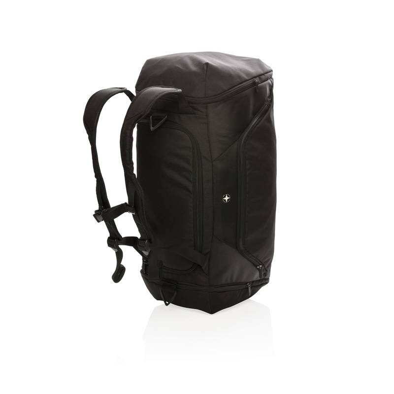 Swiss Peak RFID taška a batoh, čierna